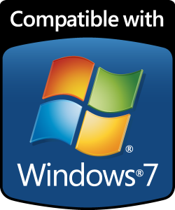 Compatible with Windows 7 Logo Vector