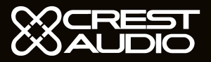 Crest Audio Logo Vector