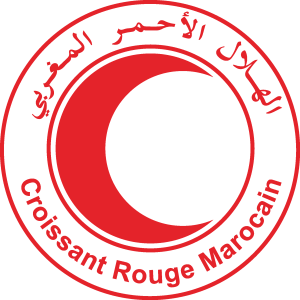 Croissant Rouge Marocain Logo Vector