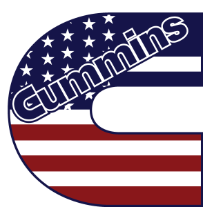 Cummins American USA Logo Vector