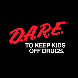 D.A.R.E. to keep kids off drugs PSA Logo Vector