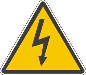 DANGER ELECTRICITY SIGN Logo Vector