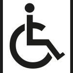 DISABLED ONLY SIGN Logo Vector