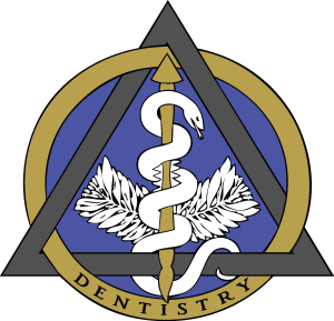 Dental Caduceus Logo Vector