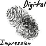 Digital Impression Logo Vector