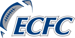 Eastern Collegiate Football Conference Logo Vector