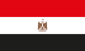 Egyptian Flag Logo Vector