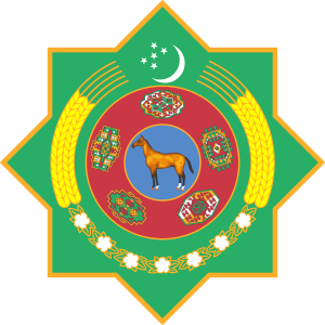Emblem Of Turkmenistan Logo Vector