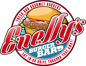 Enelly’s Burger Bar Logo Vector