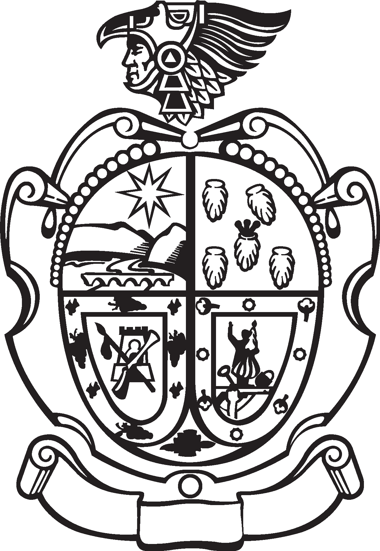 Escudo Cd Juarez, Chih Logo Vector