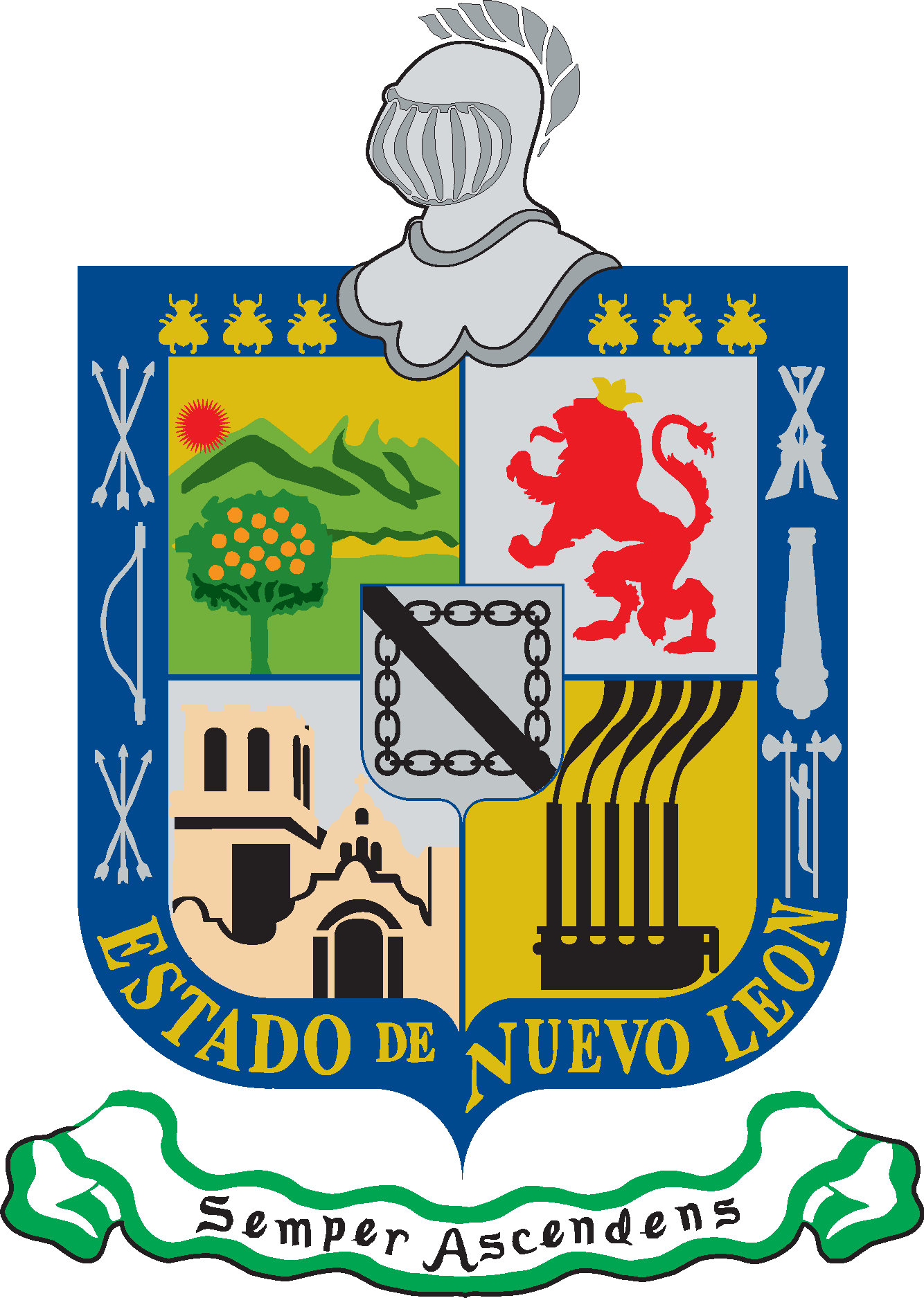 Estado De Nuevo Leon Logo Vector