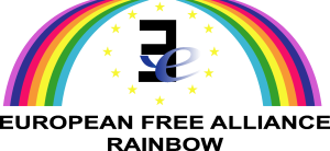 European Free Alliance Rainbow Logo Vector