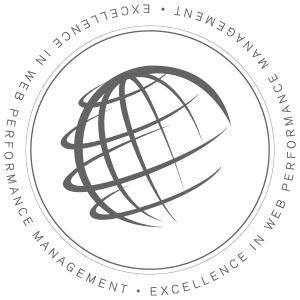 Excellence in web performance management Logo Vector
