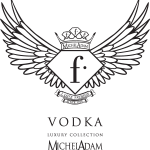 F Vodka Logo Vector