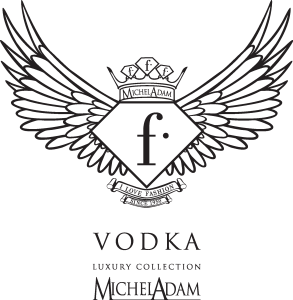 F Vodka Logo Vector