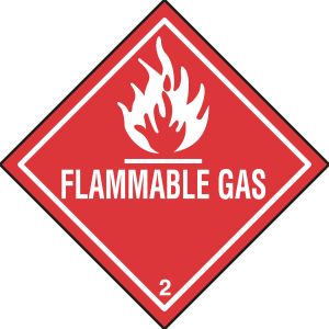 FLAMMABLE GAS Logo Vector