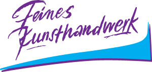 Feines Kunsthandwerk Logo Vector