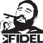 Fidel Castro Logo Vector