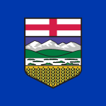 Flag Of Alberta Logo Vector