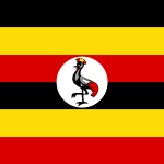 Flag Of Uganda Logo Vector