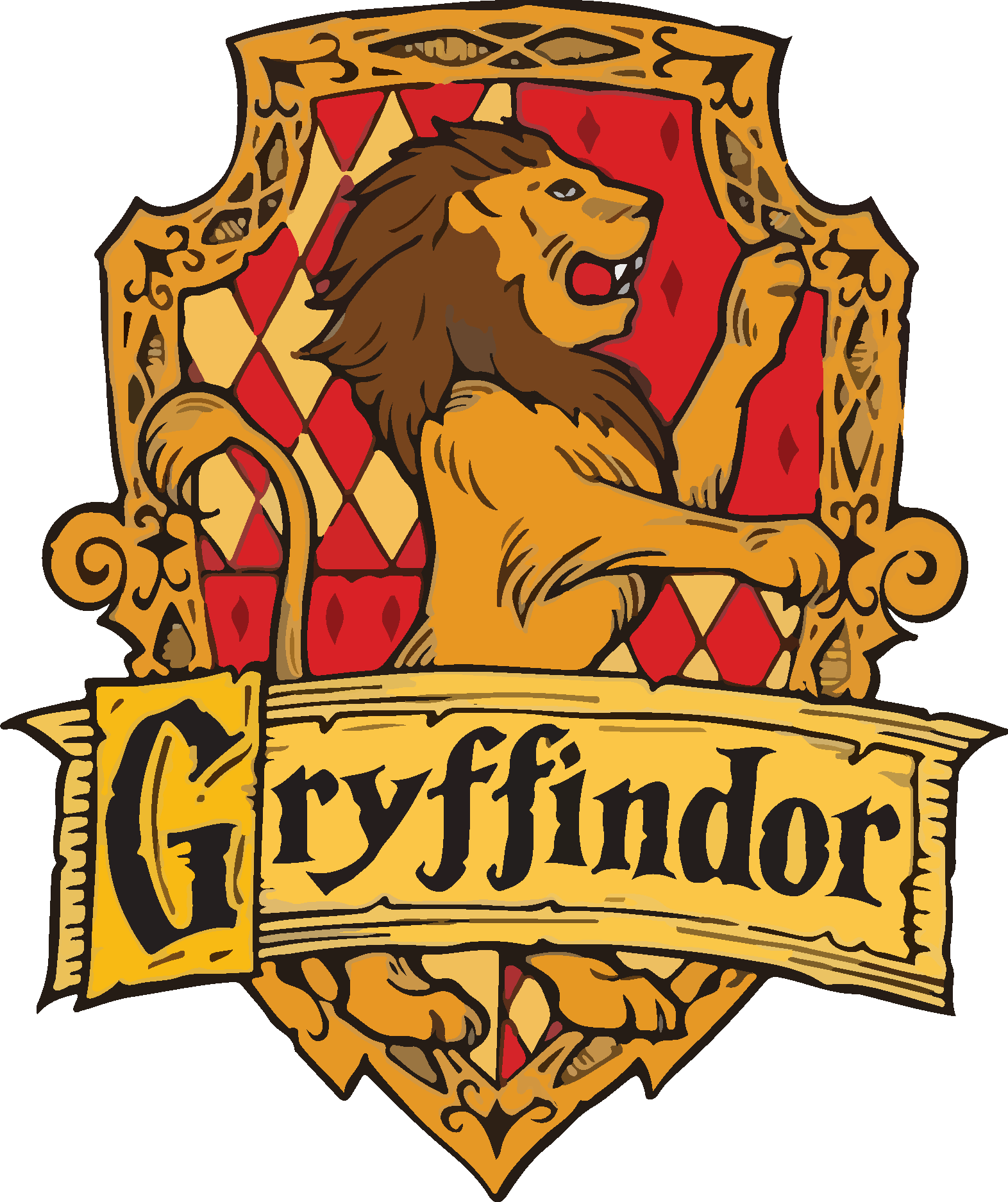 Gryffindor Crest Full Sleeve T-shirt | Official Harry Potter Merchandise |  Redwolf