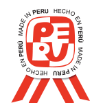 Hecho En Peru Escarapela Logo Vector