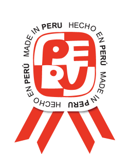 Hecho En Peru Escarapela Logo Vector
