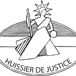 Huissier De Justice Logo Vector