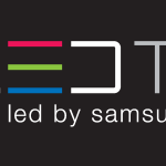 LED TV by Samsung Logo Vector