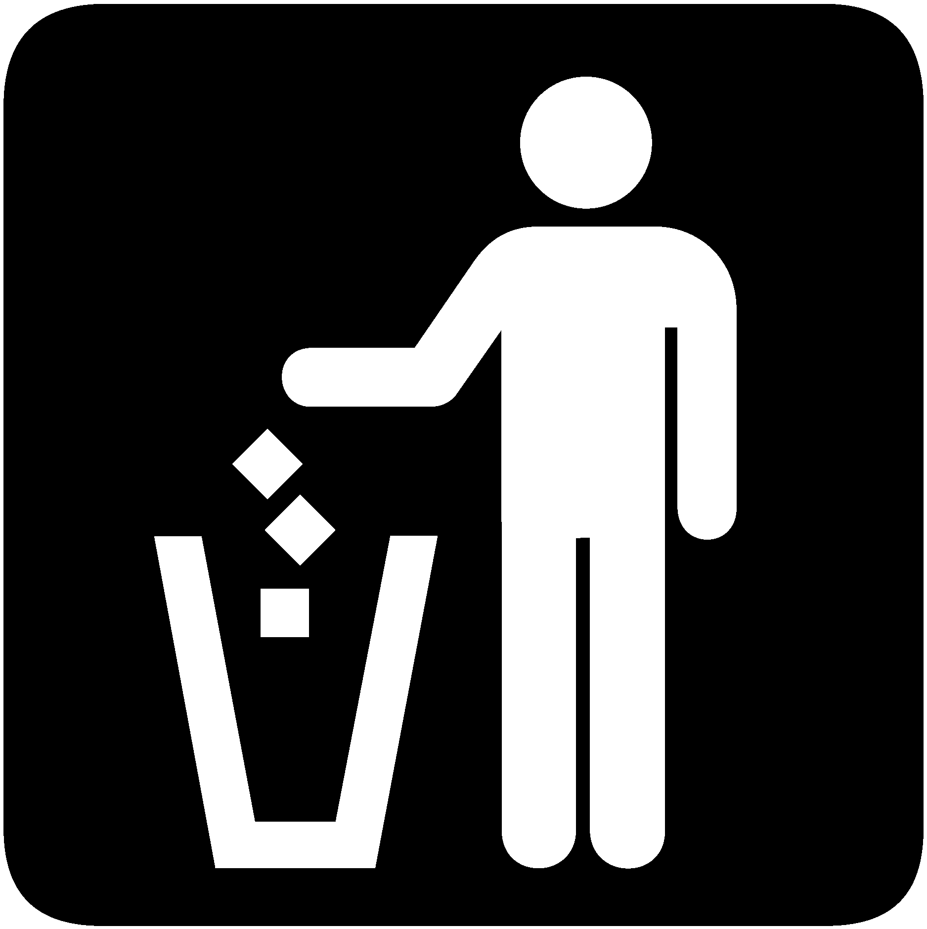 LITTER BIN SIGN Logo Vector - (.Ai .PNG .SVG .EPS Free Download)