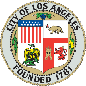 Los Angeles City Seal Logo Vector