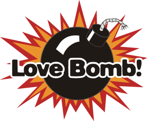 Love Bomb Logo Vector