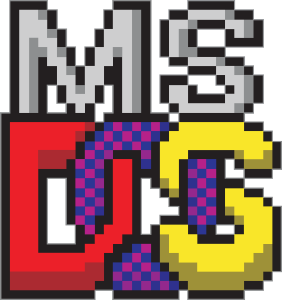 MS DOS Prompt Logo Vector