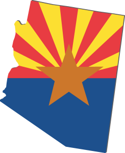 Map Of Arizona Logo Vector