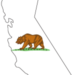 Map Of California Logo Vector