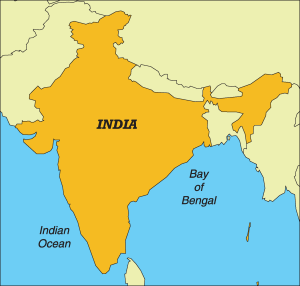 Map Of India Logo Vector