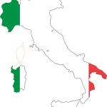 Map Of Italy Logo Vector