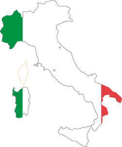 Map Of Italy Logo Vector