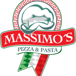 Massimo`s Pizza Logo Vector