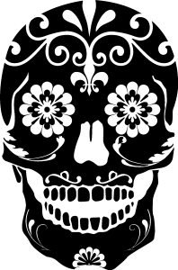 Mexican Skull Logo Vector