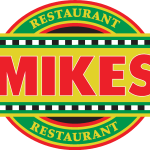 Mikes Pizza Logo Vector