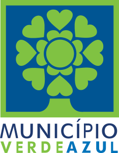 Municipio Verde Azul Logo Vector