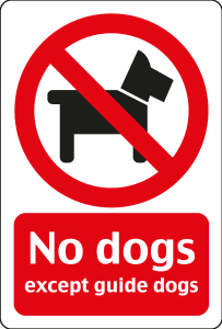 NO DOGS ALLOWED SIGN Logo Vector