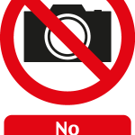 NO PHOTOGRAPHY SIGN Logo Vector