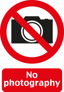 NO PHOTOGRAPHY SIGN Logo Vector