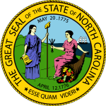 North Carolina State Seal Logo Vector