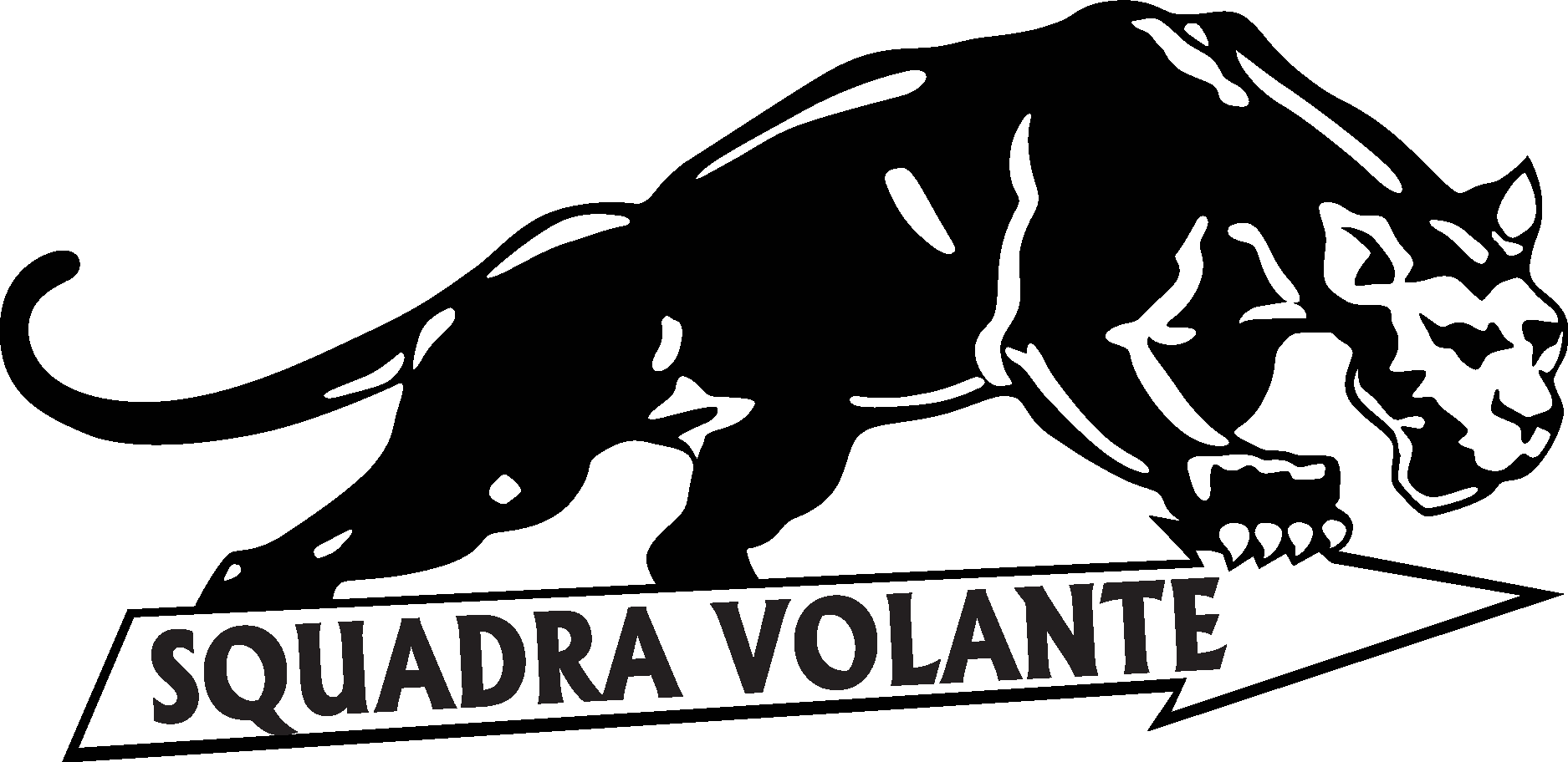 Pantera Squadra Volante Logo Vector