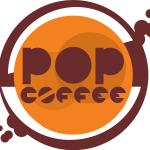 PoP Coffee Logo Vector