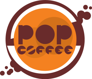 PoP Coffee Logo Vector