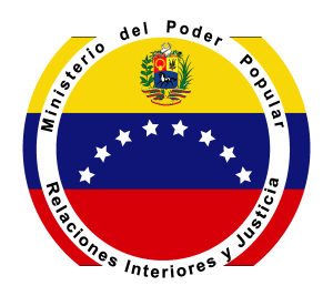 Poder Popular De Interior Y Justicia Venezuela Logo Vector